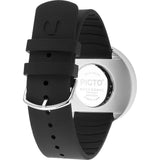 Rosendahl Picto 40mm Black Analog Watch | Silver/Black Silicone RD-43370