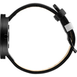 Rosendahl Picto 40mm White Analog Watch | Black/Black Leather RD-43379