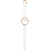 Rosendahl Picto 30mm White Analog Watch Rose Gold/White Silicone RD-43381