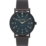 Shore Projects Morecambe Watch with Mesh Strap | Black W014S018B