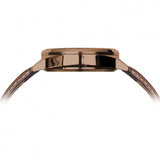 Tsovet SVT-QS40 Swiss Made Copper & Beige Watch | Brown Leather