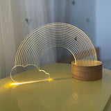 Studio Cheha Rainbow LED Table Lamp | Birch