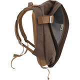 Cote et Ciel Isar Large Raw Canvas Backpack | Roasted Chestnut 28073
