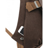 Cote et Ciel Isar Large Raw Canvas Backpack | Roasted Chestnut 28073