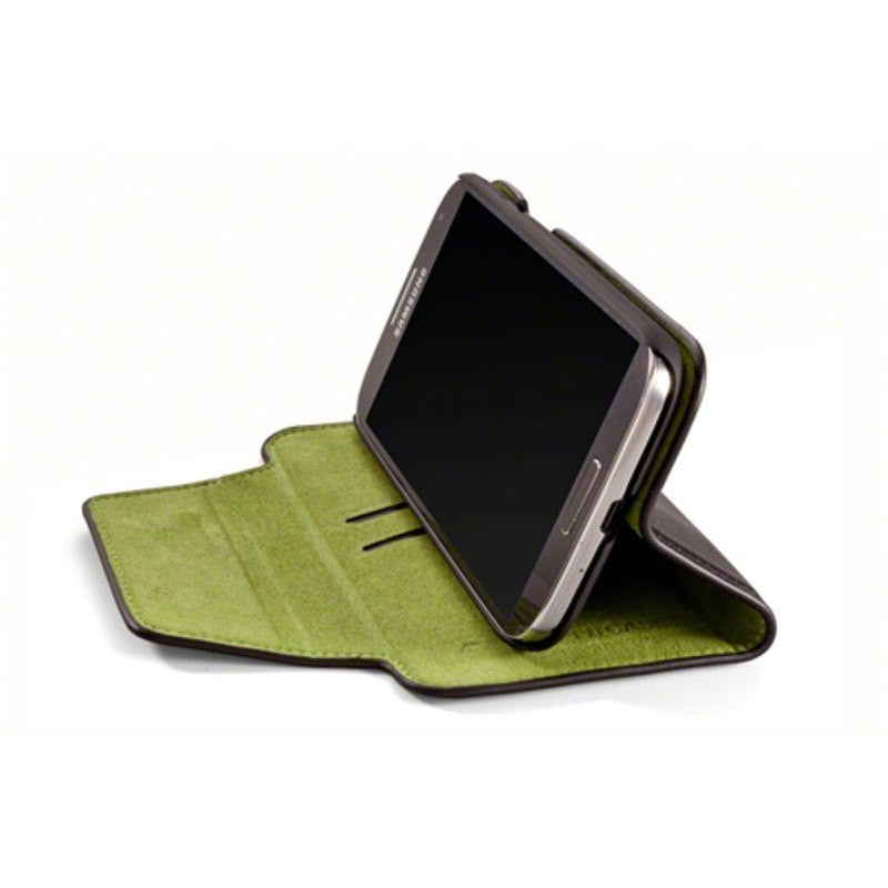 ElementCase Soft-Tec Leather Samsung Galaxy S4 Wallet Black/Green