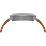 Tsovet SVT-SC38 Navy & White Watch | Tan Leather SC112813-45