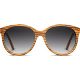 Shwood Madison Original Sunglasses | Zebrawood / Grey Fade Polarized WWOM2ZG2P