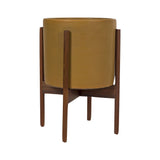 Modernica Small Cylinder Planter | Mustard