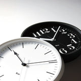 Lemnos Riki Steel Clock | Black