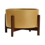 Modernica Table Top Cylinder Planter | Mustard