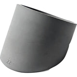 32 Design 4th Dimension Concrete Table Clock | Gold / Gray CC02000