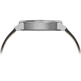 Tsovet JPT-TF40 Japan Quartz Steel & Matte Silver Watch | Black Canvas