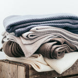 Faribault Thermal Weave Wool Blanket | Charcoal 11250 Twin/11267 Queen/11274 King