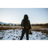 Topo Designs Daypack Backpack | Navy/Leather