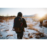 Topo Designs Daypack Backpack | Navy/Leather