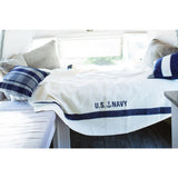 Faribault Foot Soldier Military Wool Blanket -Cream B3FSNA1487