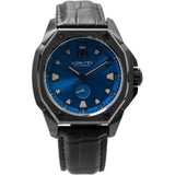 Lum-Tec V12 Phantom Watch - Black Croc Leather Strap