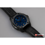 Lum-Tec V12 Phantom Watch - Black Croc Leather Strap