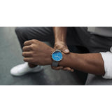 Greyhours Vision Steel Blue Watch | Silver VISIONSTEEL