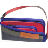 Cote et Ciel Large Leather Wallet | Black/Taupe/Indigo 28087