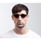 Triwa Frank Sunglasses | Walnut Fade SHAC190