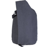 Cote et Ciel Isar Medium Raw Canvas Backpack | Anthracite Blue