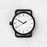 TID No. 1 White Watch | Natural Leather