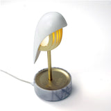 DaqiConcept Alarm Clock + Light CHIRP White Marble/Gold