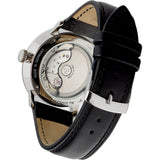 Zeppelin Hindenburg Watch with Power Reserve Indicator | White & Black Leather 7060-1