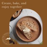 Sourdough Breadmaking Kit - Fast-Activating Starter, Artisan Flour Mix, Guided Experience - Whole Wheat Blend by Maison Fare