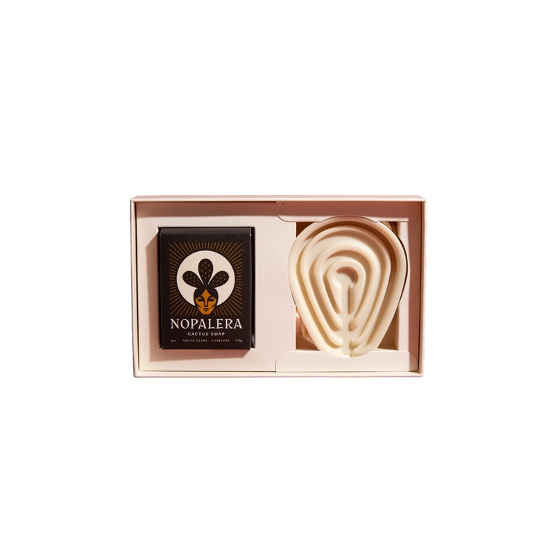 Nopalera Bar Soap & Dish Gift Set