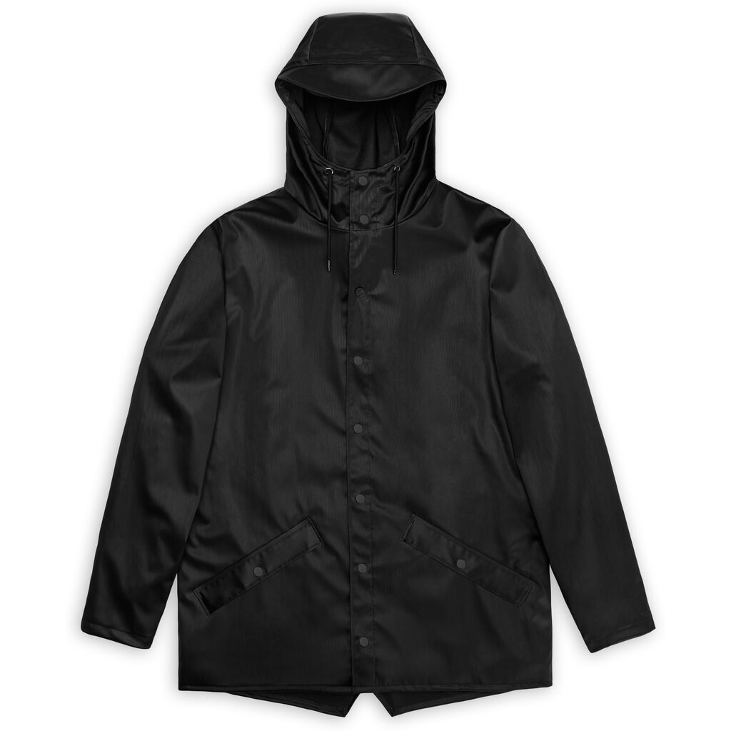 RAINS Waterproof Jacket Black 1201 – Sportique