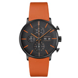 Junghans FORM A Chronoscope - English Date Watch | Orange