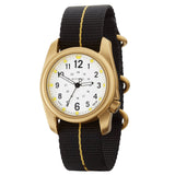 Bertucci A-2A Golden Field Watch - White Dial, Gold Tone Case