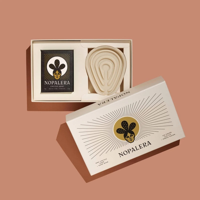 Nopalera Bar Soap & Dish Gift Set