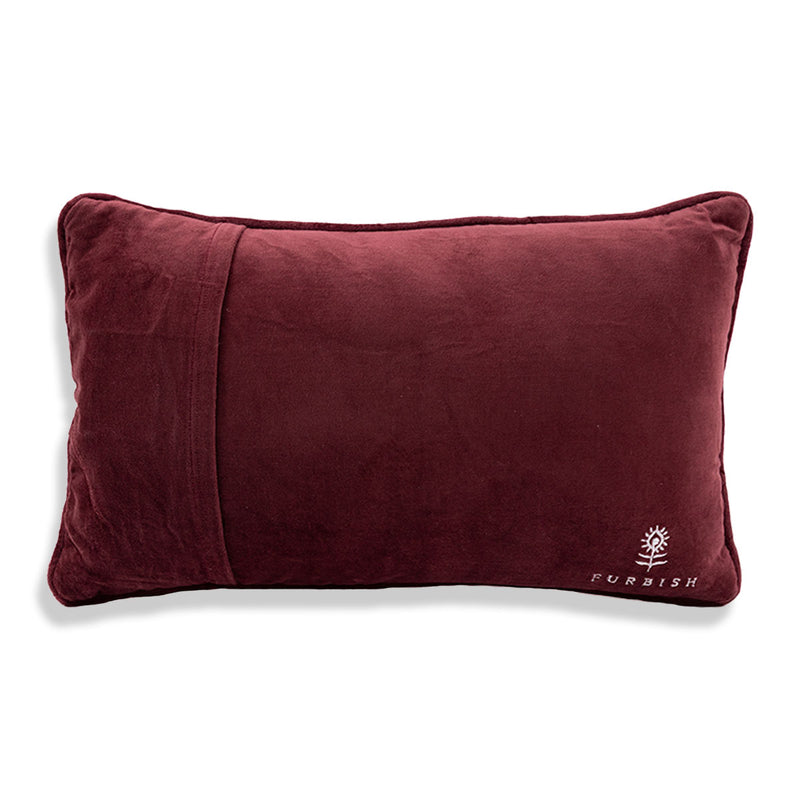 Furbish Needlepoint Decorative Throw Pillow