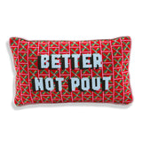 Furbish Needlepoint Decorative Throw Pillow