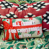 Furbish Needlepoint Decorative Throw Pillow