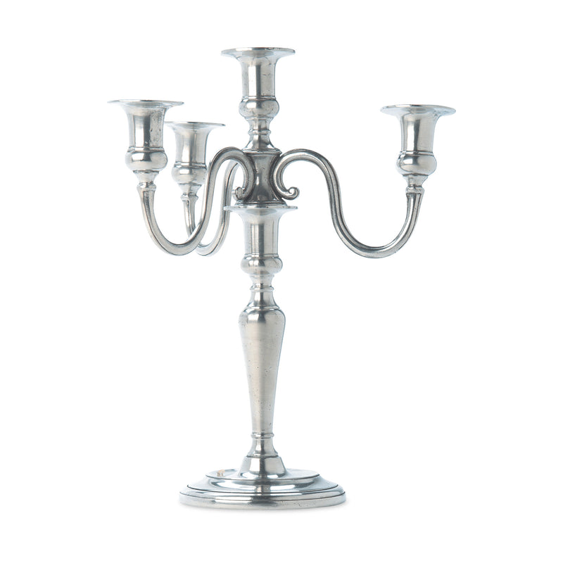 March | 4 Flame Candelabra | 14" H
