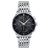Junghans Meister Chronoscope - English Date Watch | Dark Grey / Stainless Steel