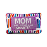 Furbish Mom Rules Needlepoint Pillow