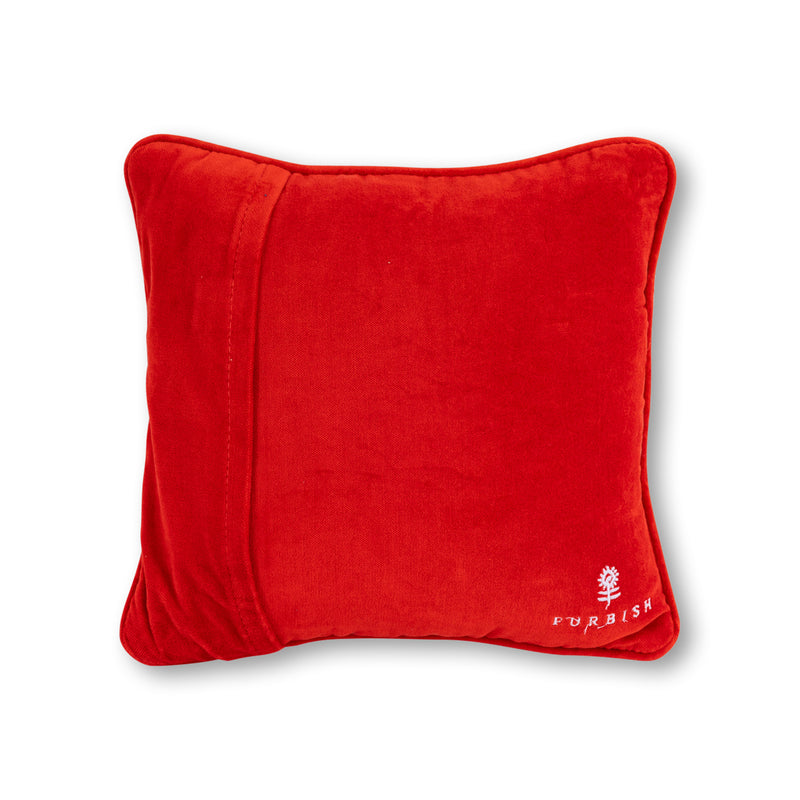 Furbish Needlepoint Decorative Throw Pillow