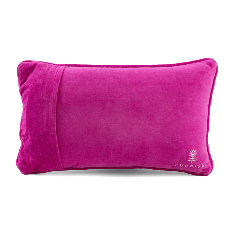 Furbish Needlepoint Decorative Throw Pillow