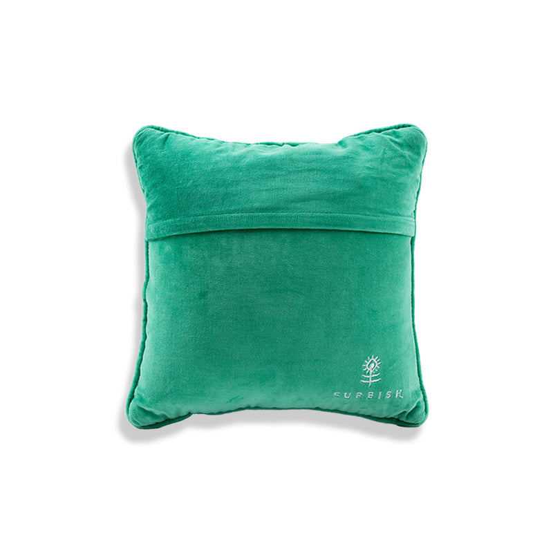 Furbish Needlepoint Decorative Throw Pillow