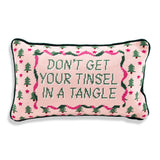 Furbish Needlepoint Decorative Throw Pillow