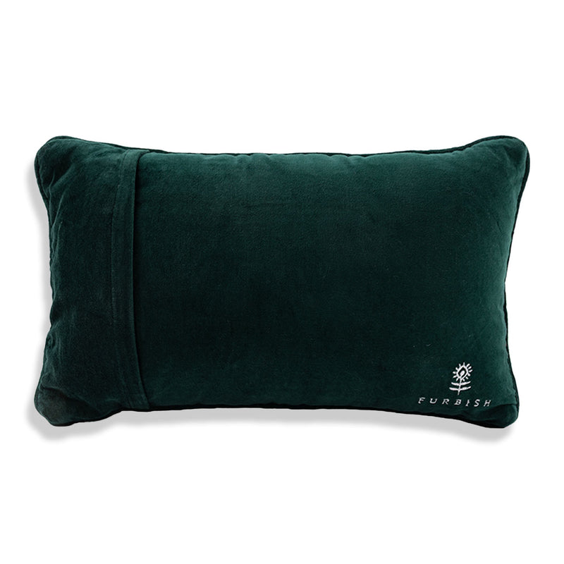 Furbish Needlepoint Decorative Throw Pillow