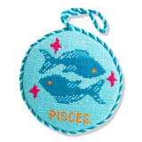 Furbish Needlepoint Zodiac Ornament