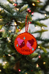 Furbish Needlepoint Zodiac Ornament