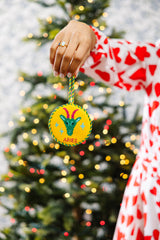 Furbish Needlepoint Zodiac Ornament