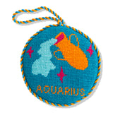 Furbish Needlepoint Zodiac Ornament